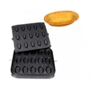 Форма для выпечки Гирлянда большая овальная 15 ячеек 52*79мм